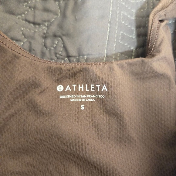 Athleta A-C Ultimate Space Dye SuperSonic Crop Running Yoga Tank Top Muave Sz Sm - Picture 4 of 4